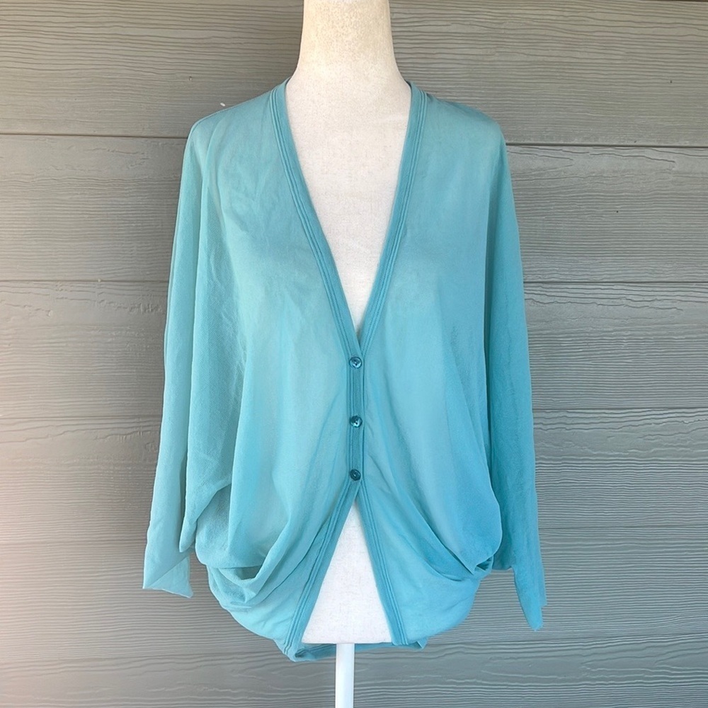 Fuzzi Sheer Cocoon Cardigan